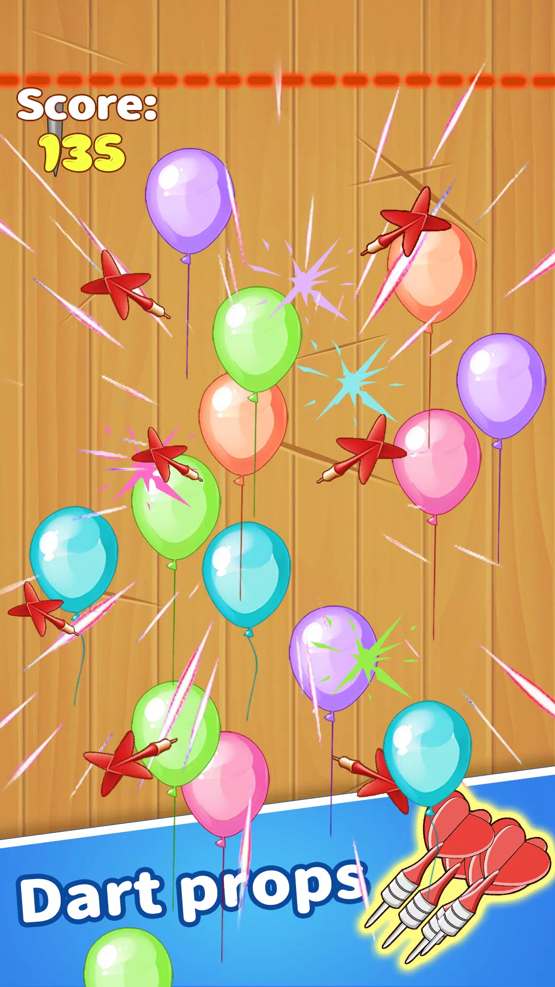 Crazy Breaking Balloons Скриншот 3