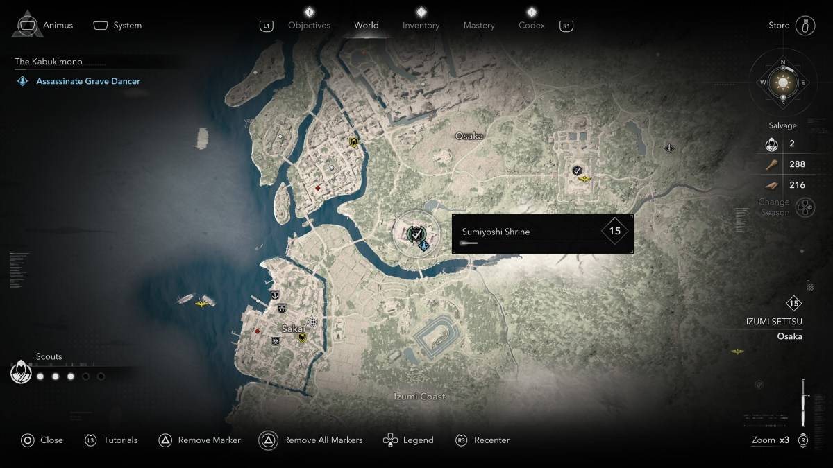 How and Where to Find All Kabukimono Members in Assassin's Creed Shadows Grave Dancer