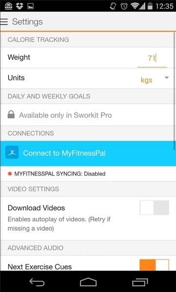 Sworkit Trainer Screenshot 2