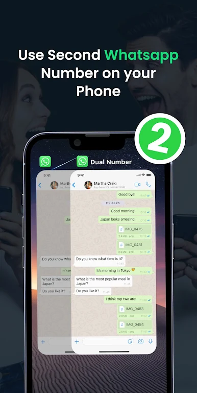 Schermata Wa Dual: Web Chat Messenger 2