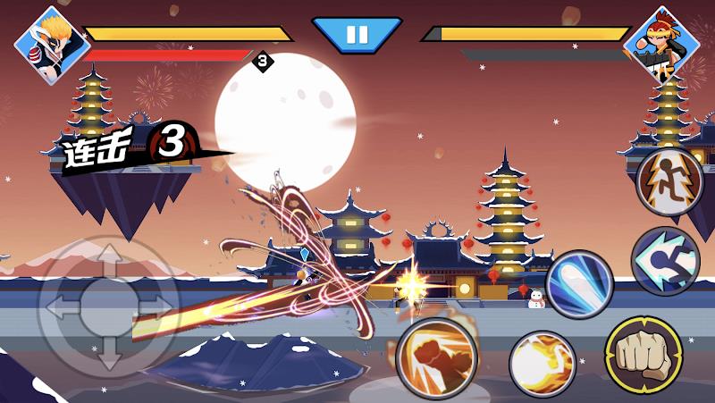 Schermata Stickman Ninja Warriors Fight 0