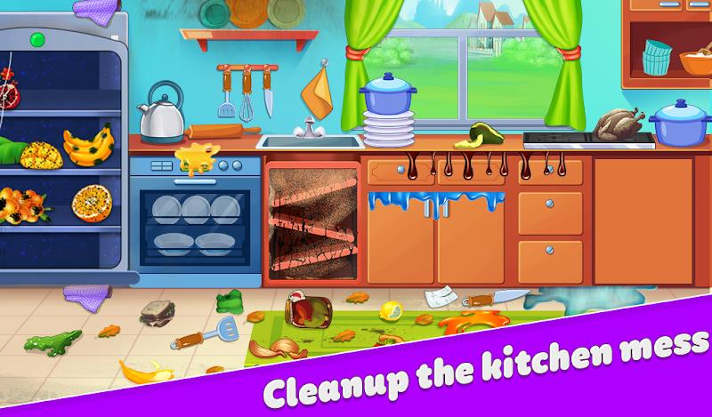 Dream Home Cleaning Game Wash Captura de tela 0