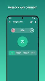 Simple VPN Pro-개인용 고속 VPN 스크린샷 0