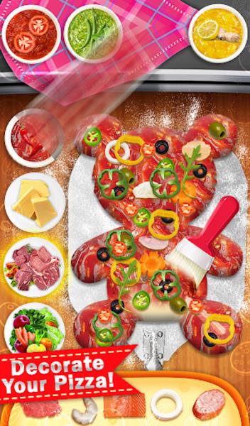 Shape Pizza Maker Cooking Game Ekran Görüntüsü 1