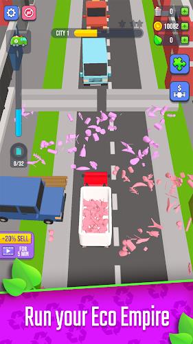 Garbage Truck City Tycoon Schermafbeelding 1