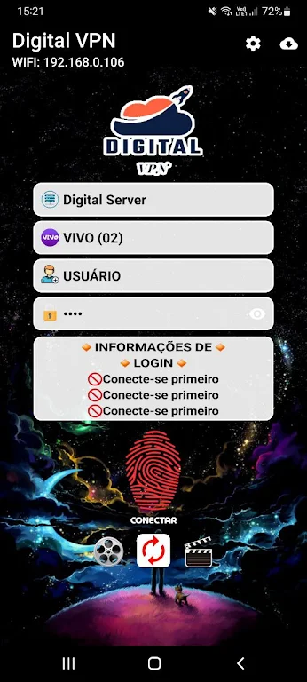 DigitalVPN Captura de tela 2