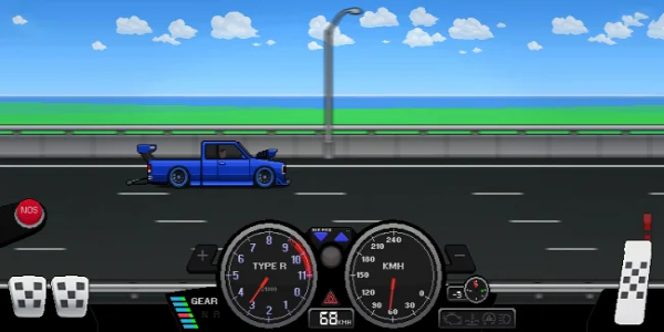 Pixel Car Racer MOD Скриншот 2