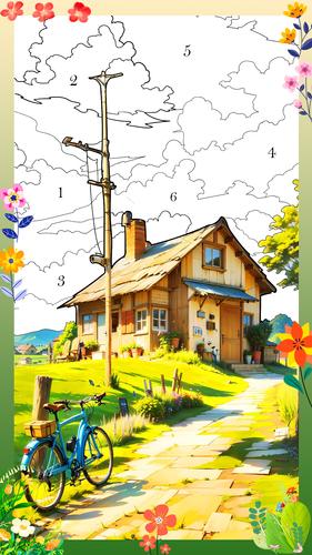 Happy Festival Coloring Games Скриншот 3