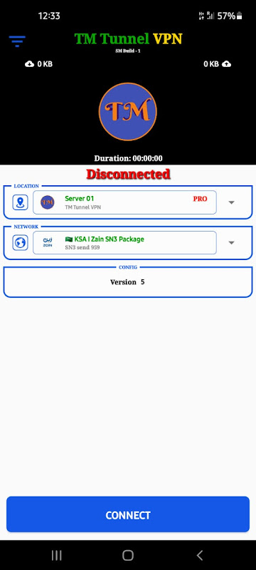 TM Tunnel VPN Tangkapan skrin 0