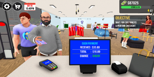 My Clothing Store Simulator 3d Schermafbeelding 1