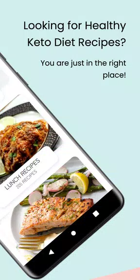Keto Diet: Low Carb Recipes স্ক্রিনশট 1