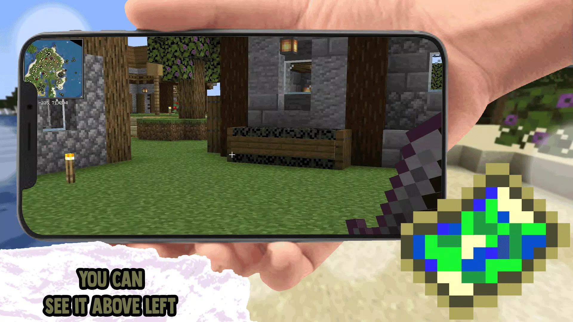 Minimap Mod Addons for MCPE 螢幕截圖 0