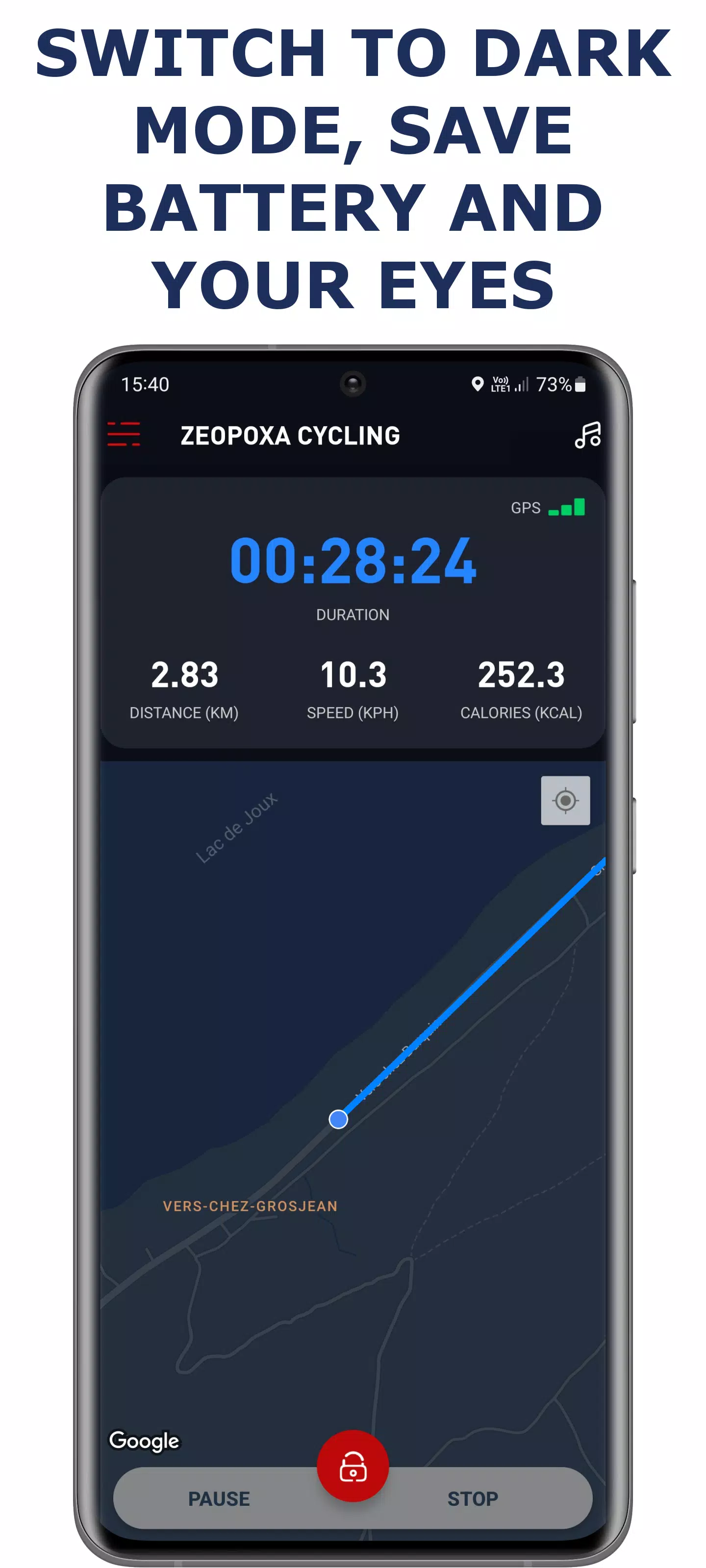 Cycling app — Bike Tracker Ekran Görüntüsü 1