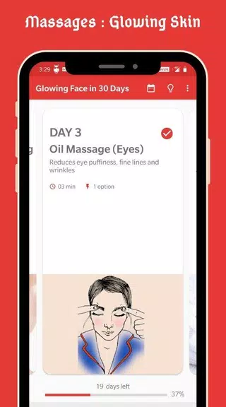 Glowing Face in 30 Days -  NO Zrzut ekranu 2