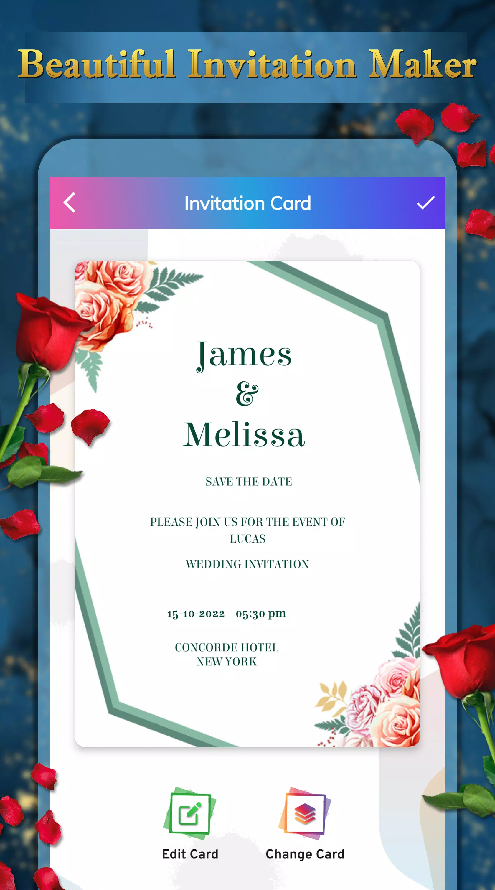 Invitation Card Maker Screenshot 3