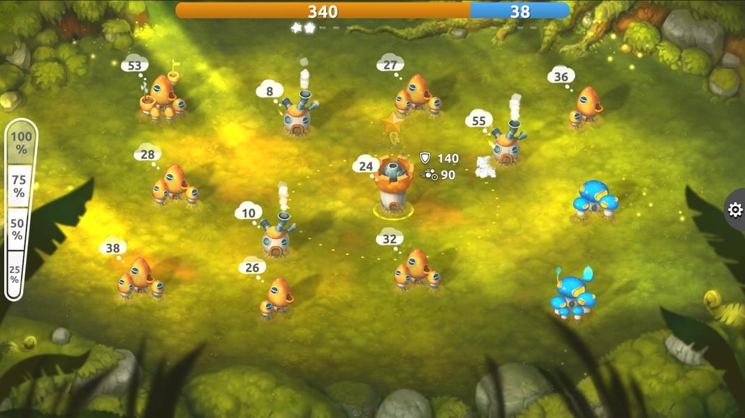 Schermata Mushroom Wars 2: RTS Strategy 3