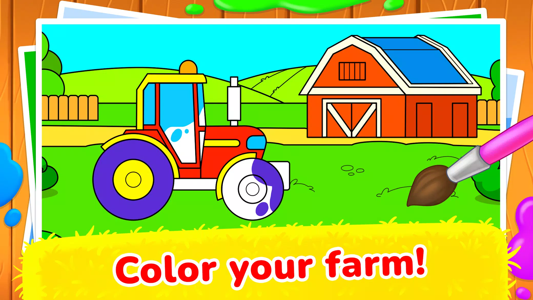 Animal game! Kids little farm! Ekran Görüntüsü 3