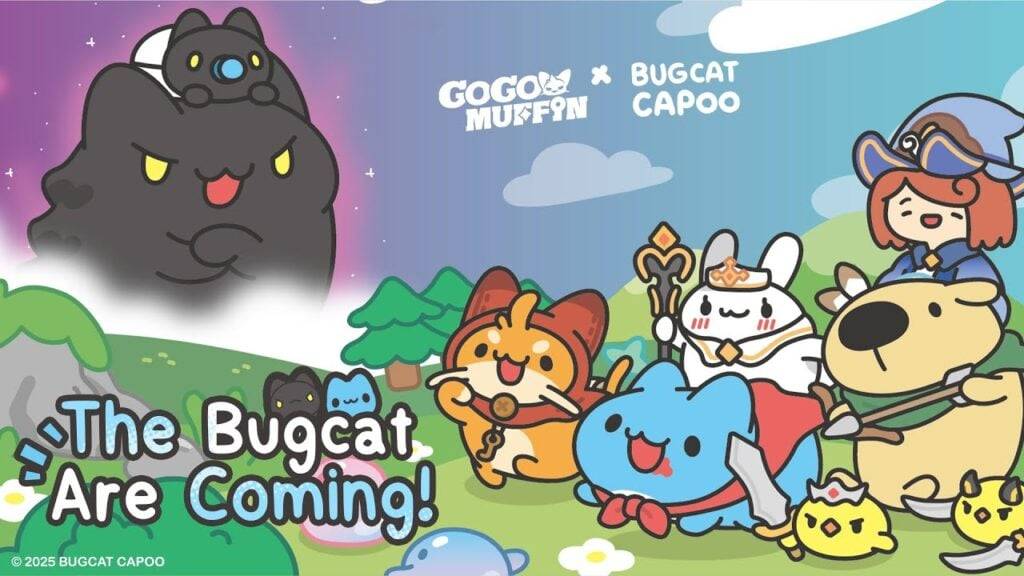 Vá ir muffin gotas de classe Mudança 3 e provoca Bugcat Capoo Collab