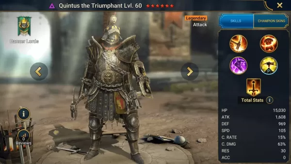 RAID: Shadow Legends - 勝利のクインテゥス英雄ガイド：PvEとPvPに最適なビルド、マスタリー、装備