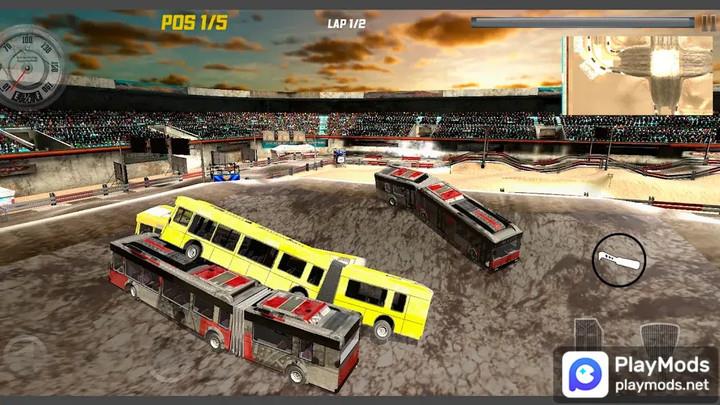 Long Bus Derby Battle Forever ภาพหน้าจอ 2