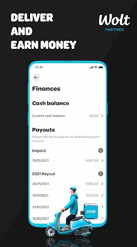 Wolt配達パートナーアプリ スクリーンショット 0