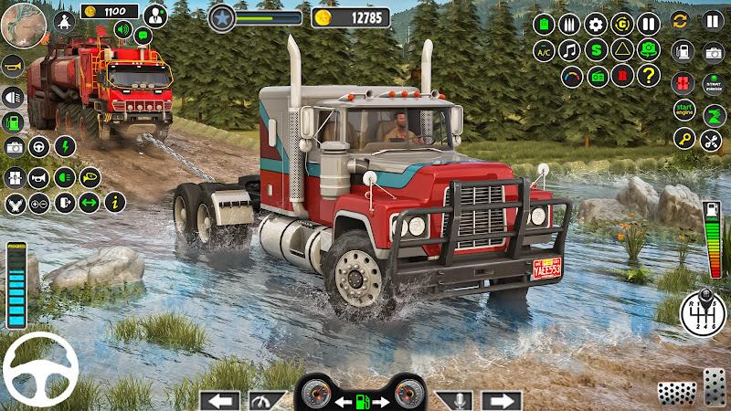 Snow Mud Truck Runner Offroad Zrzut ekranu 3