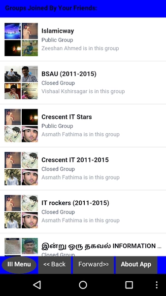 Friends Group Finder Zrzut ekranu 0