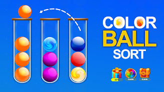 Color Ball Sort Puzzle Game 3D Screenshot 1