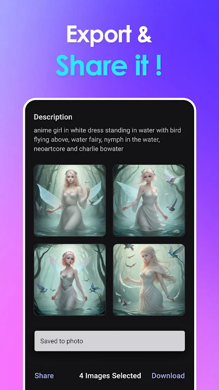 Vivid AI: AI Image Generator スクリーンショット 0