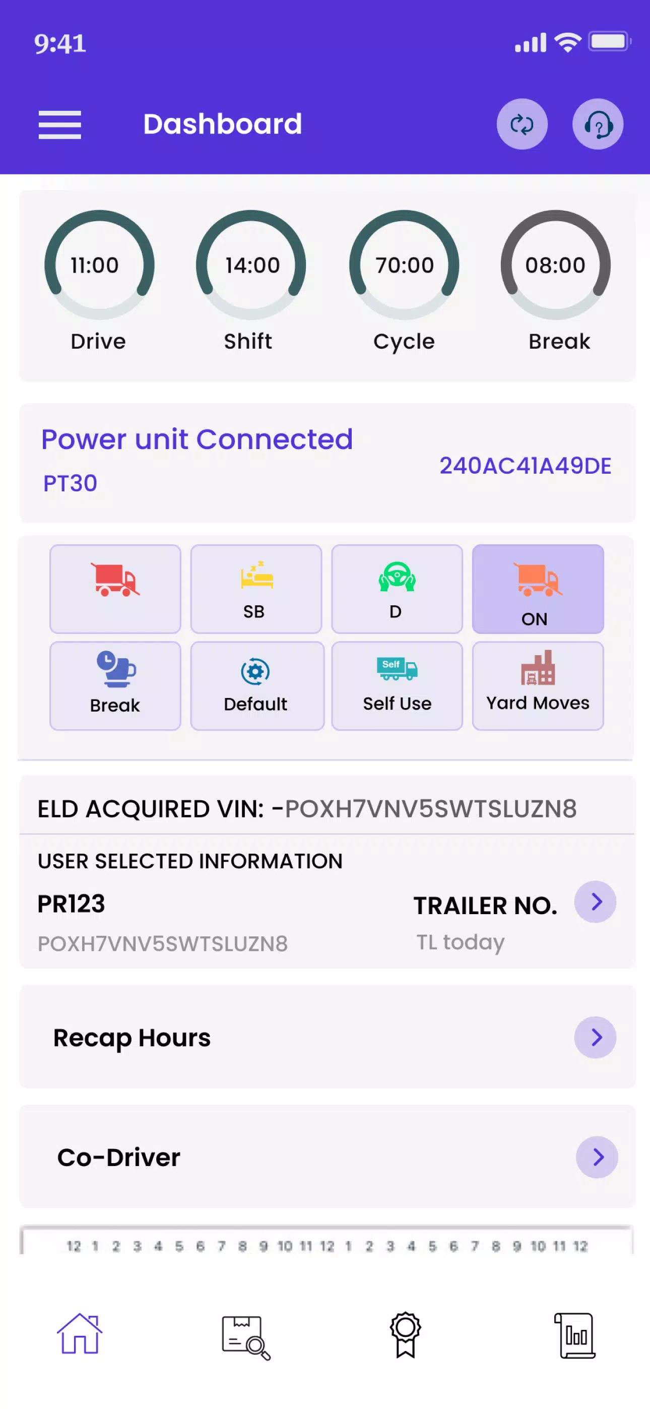 ELD Mandate HOS スクリーンショット 2