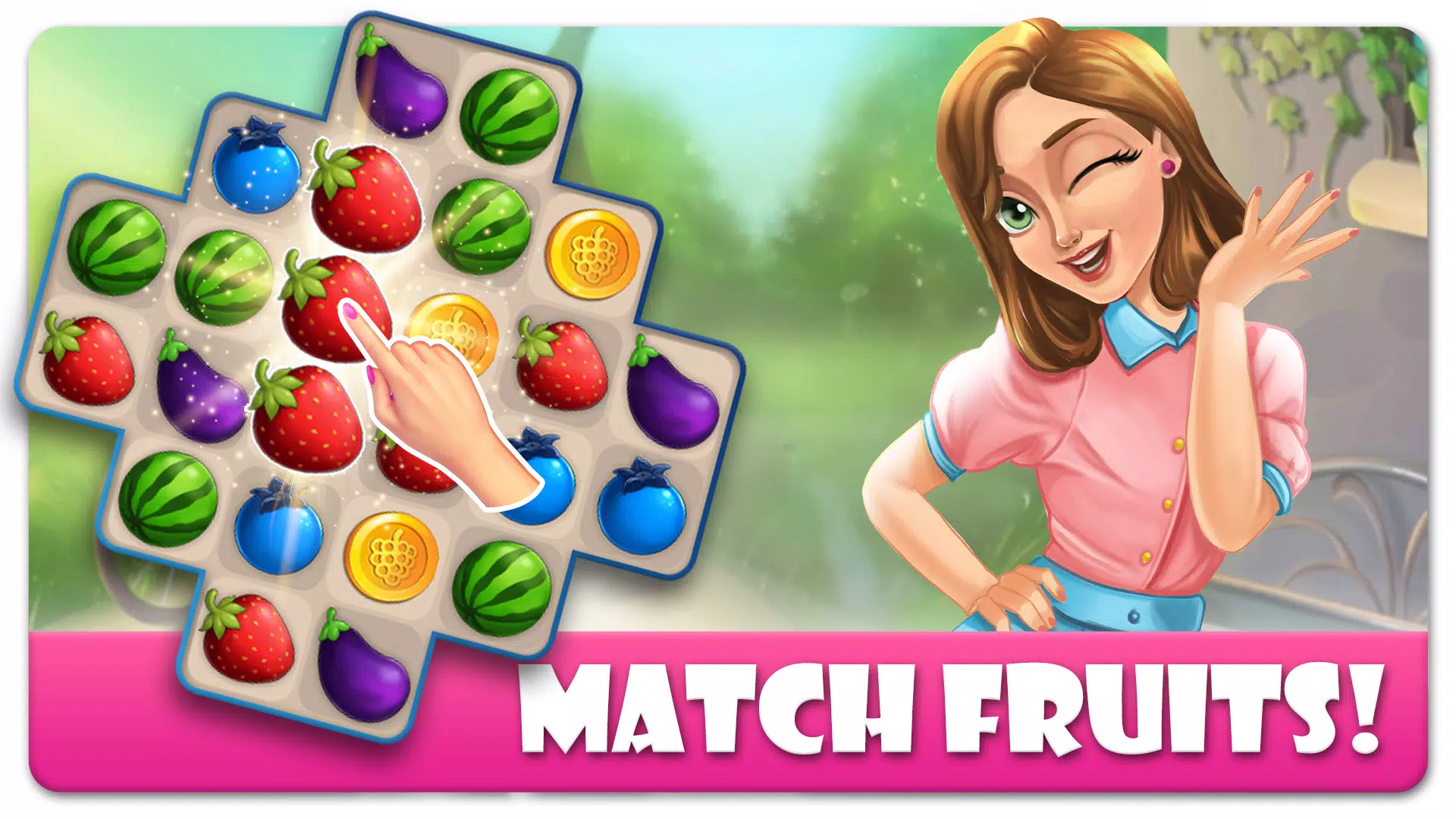 Anna’s Garden: Match 3 Games Captura de tela 0