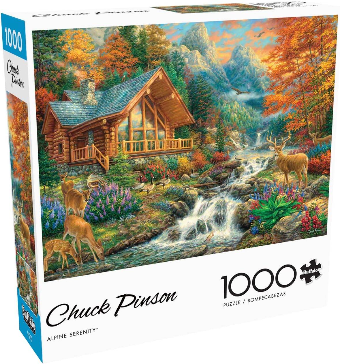 Buffalo Games - Alpine Serenity - 1000 Piece Jigsaw Puzzle with Hidden Images