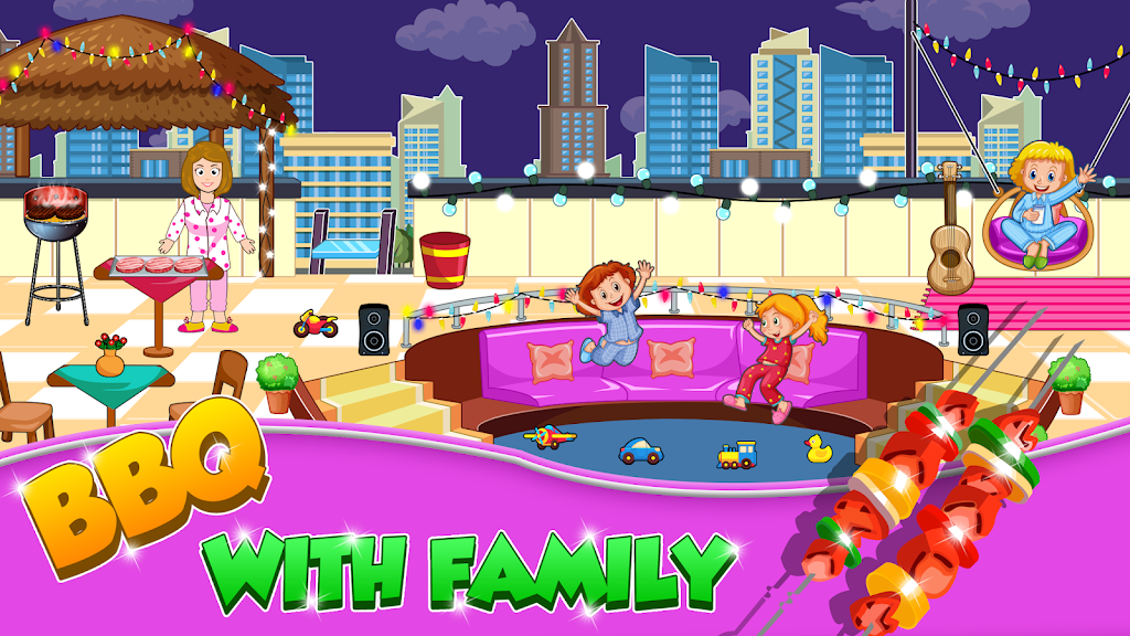 My Home City Pajama Party Screenshot 3