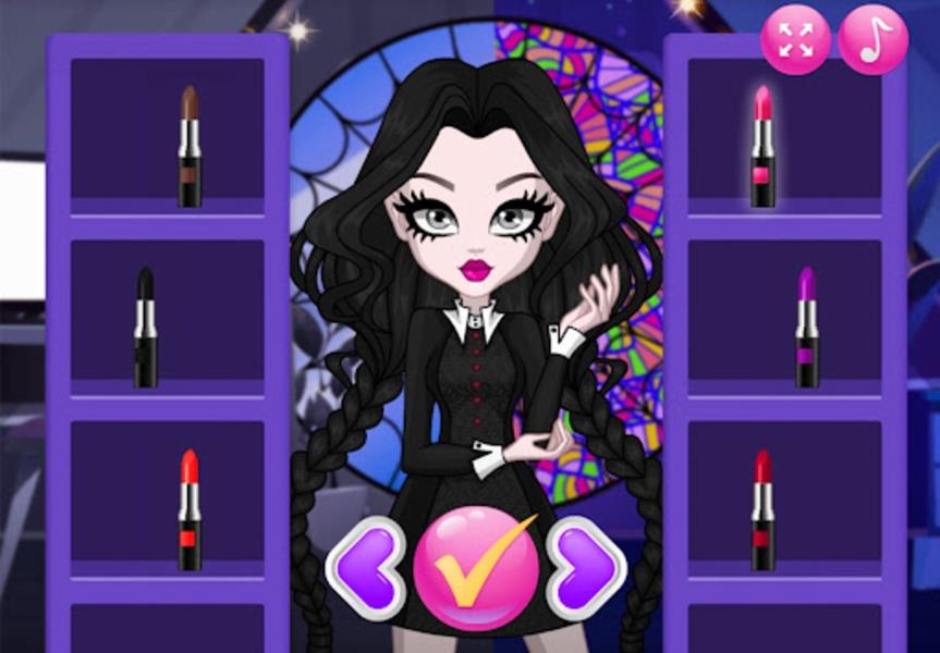 Wednesday Addams DressUp Capture d'écran 3