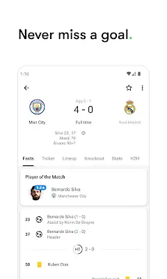 FotMob - Soccer Live Scores Ảnh chụp màn hình 3