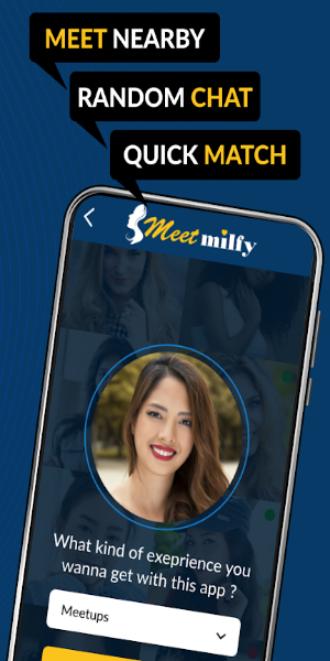 MeetMilfy - Real Women Meetups ဖန်သားပြင်ဓာတ်ပုံ 1