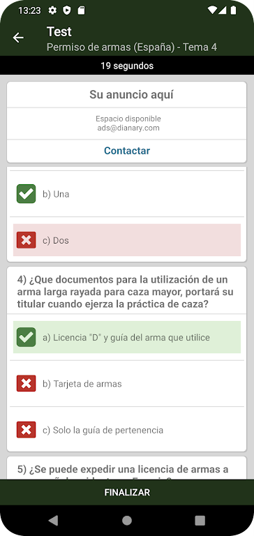 ExamenesCazador.com Captura de pantalla 2