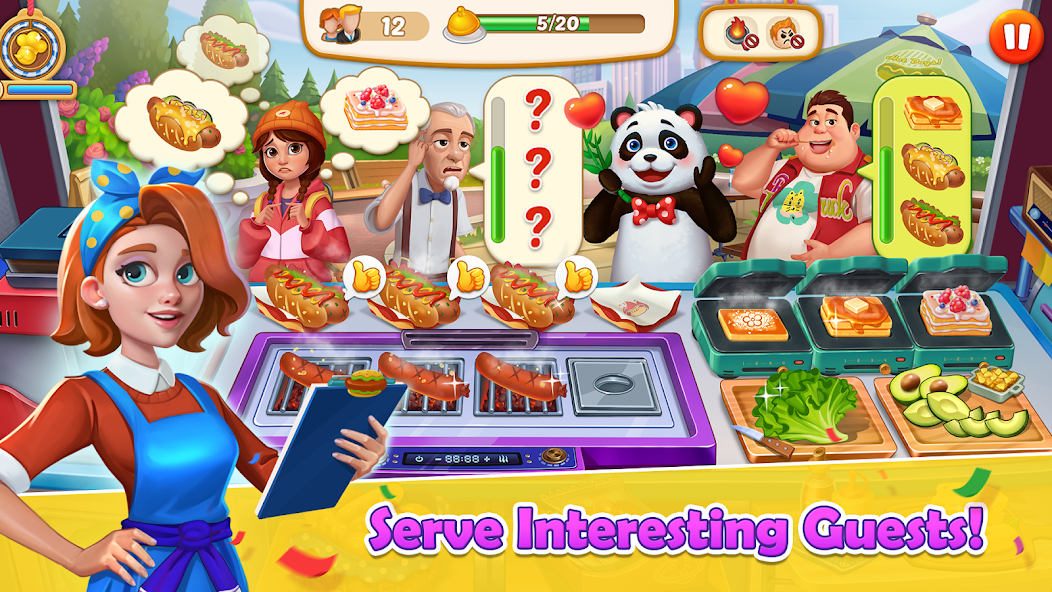 Rita’s Food Truck:Cooking Game Mod ဖန်သားပြင်ဓာတ်ပုံ 2