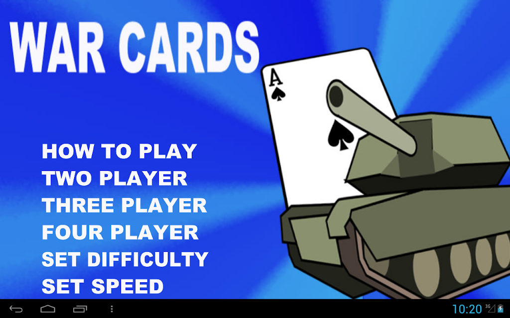 WAR Cards 螢幕截圖 1