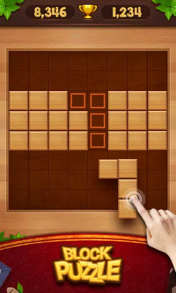 Block Puzzle - Wood Legend 螢幕截圖 1