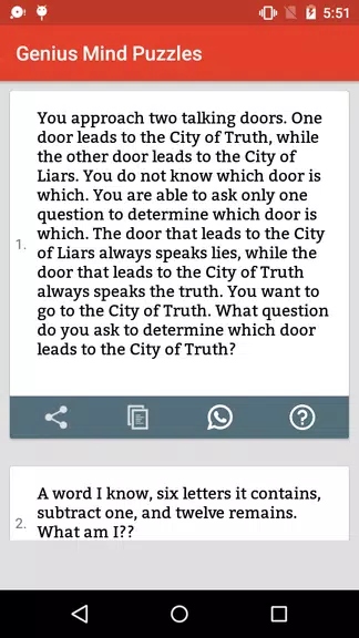Brain Teaser : Riddles, Quiz & স্ক্রিনশট 2