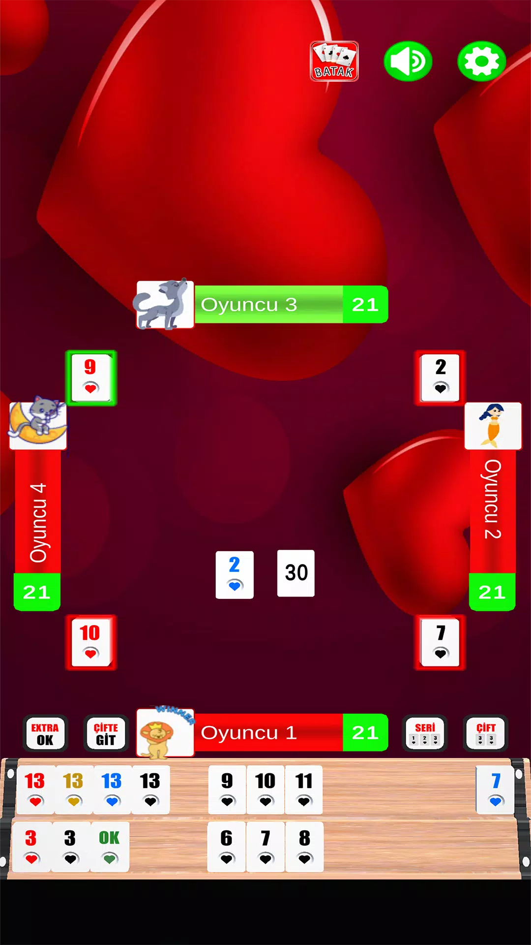 Okey - internetsiz Dikey ekran スクリーンショット 1