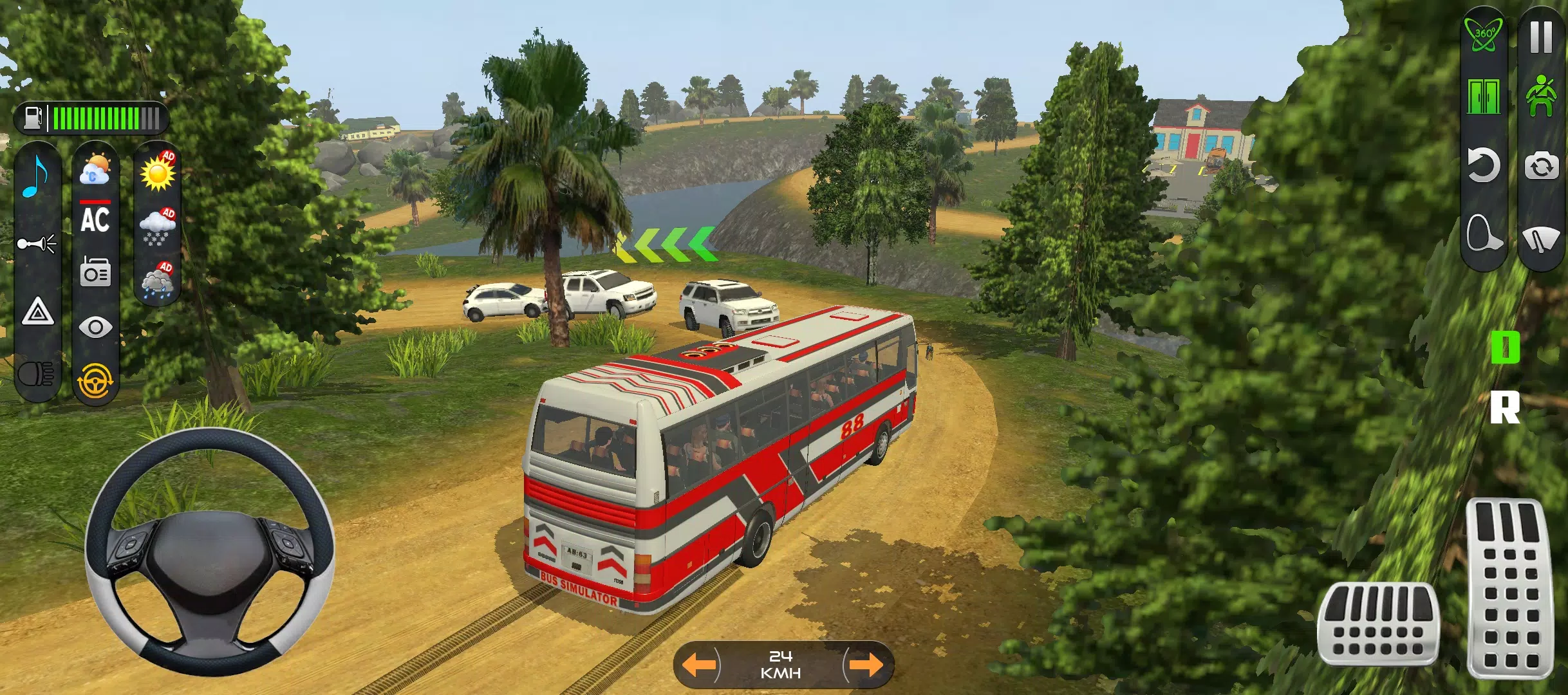 Offroad Bus: Coach Bus Driving Schermafbeelding 1