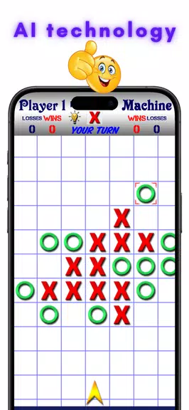 TicTacToe AI - 5 in a Row 螢幕截圖 0