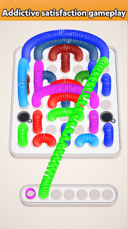 Slinky Jam 3D - Sort puzzle Schermafbeelding 2