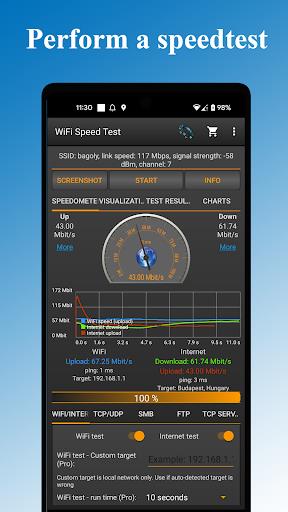 WiFi - Internet Speed Test Captura de pantalla 1