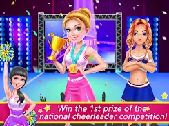 Cheerleader Games Girl Dance Скриншот 3