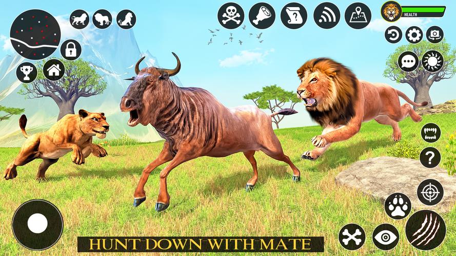 Ultimate Lion Simulator Game 螢幕截圖 0