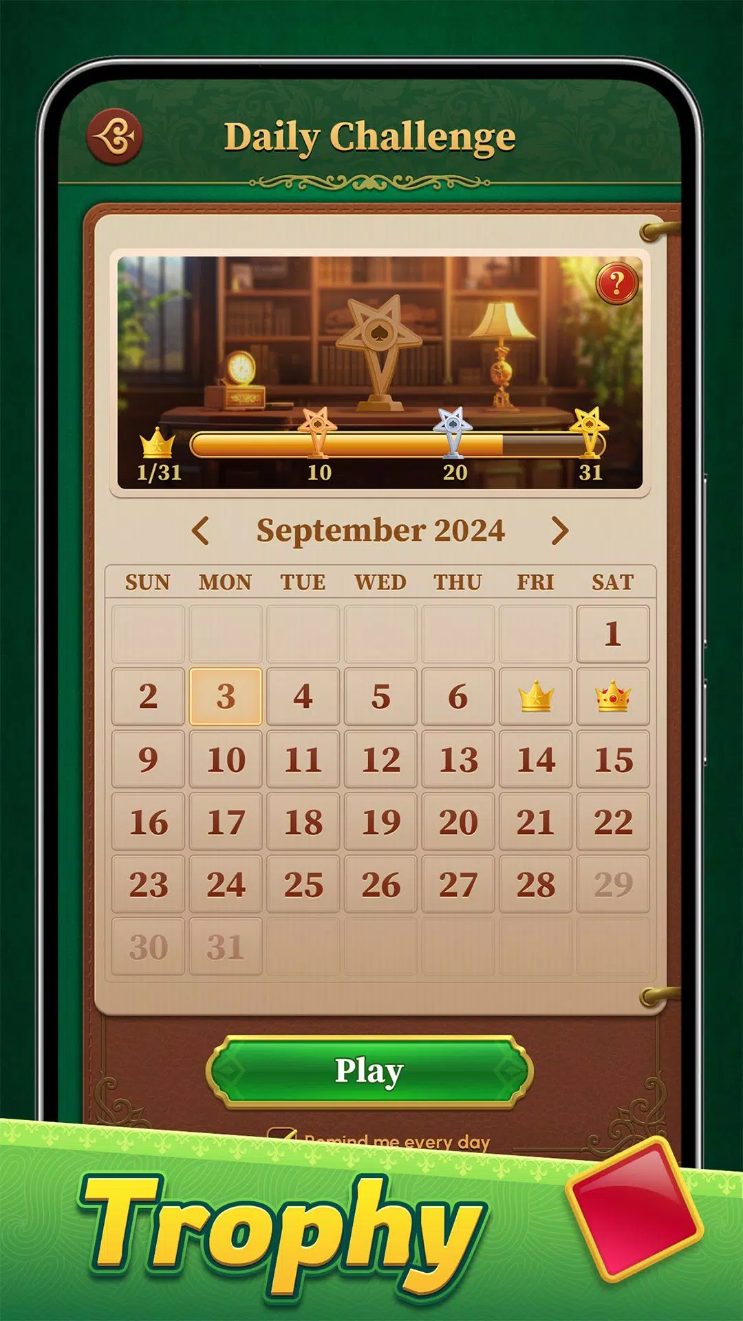 Classic Solitaire: Regal Card Tangkapan skrin 3