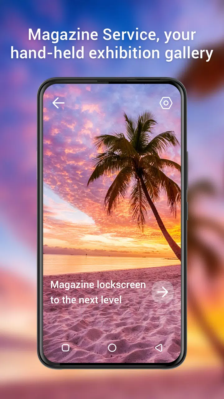 Magazine Lockscreen XOS Скриншот 0